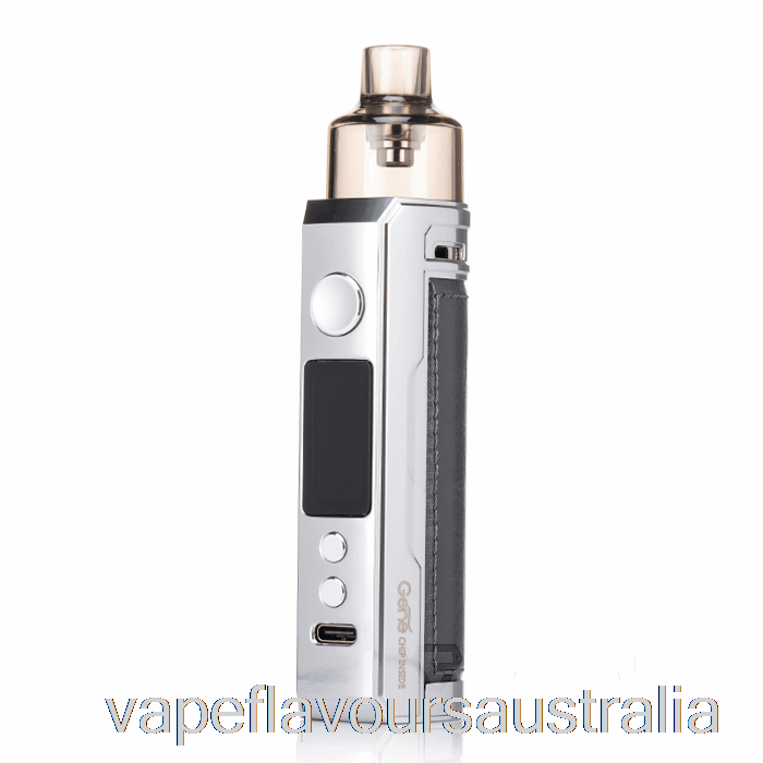 Vape Nicotine Australia VOOPOO DRAG X 80W Pod Mod Kit Silver Dark Grey